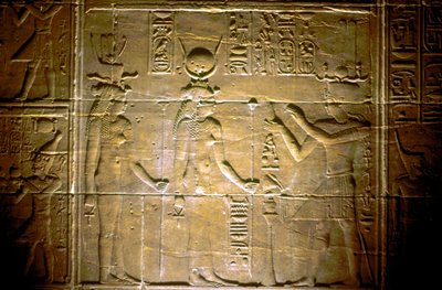 Relief en calcaire au temple de Philae, Égypte ancienne - Unbekannt