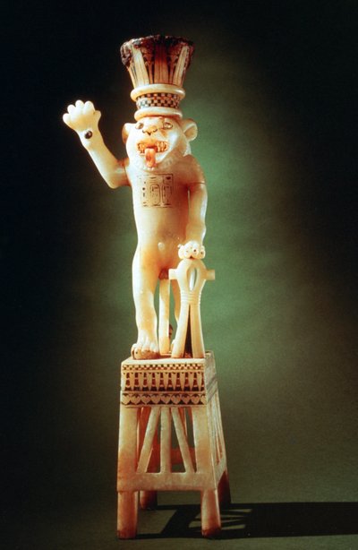 Figurine de lion de la tombe de Toutankhamon, 14e siècle av. J.-C. - Unbekannt