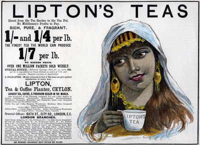 Publicité pour les thés Lipton - Unbekannt