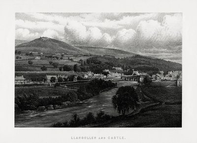 Llangollen et château, Denbighshire, nord du Pays de Galles, 1896 - Unbekannt