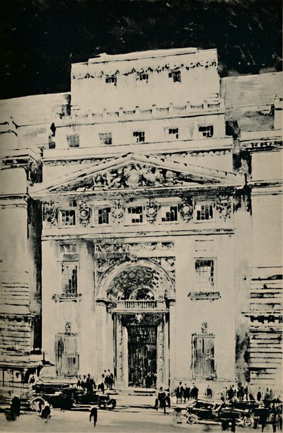 Nouveau bâtiment de Lloyds : Entrée dans Leadenhall Street, 1928 - Unbekannt