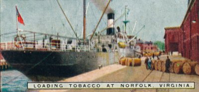 Chargement de tabac à Norfolk, Virginie, 1926 - Unbekannt