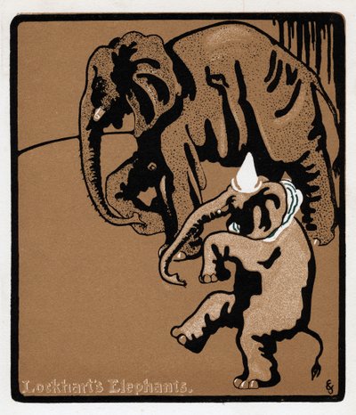 Les éléphants de Lockhart, 19e siècle - Unbekannt