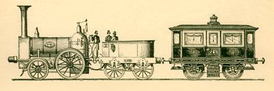 Locomotive et salon royal, London and Birmingham Railway, 1843, 1930 - Unbekannt