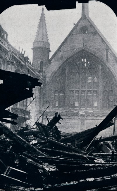 Le Guildhall de Londres après l
