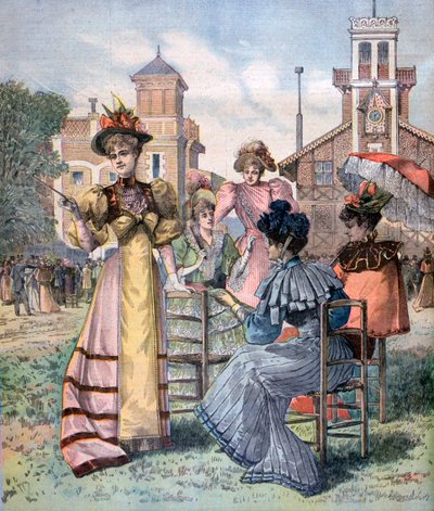 Courses de Longchamp au printemps, Paris, 1893 - Unbekannt