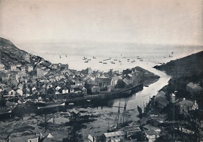 Looe - Vue des collines, montrant l