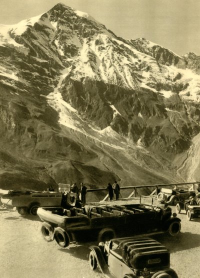 Point de vue à Hochmais sur la route alpine du Grossglockner, Autriche, vers 1935 - Unbekannt