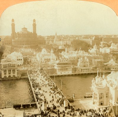 Vue vers le nord depuis la Tour Eiffel, Exposition de Paris, 1902 - Unbekannt