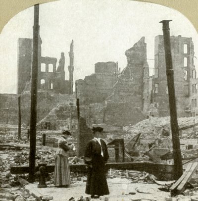 Vue vers le nord-est depuis le coin des rues Ellis et Powell, 1906 - Unbekannt