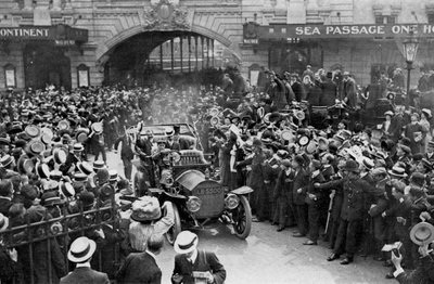 Louis Blériot en route vers l