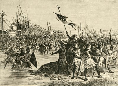 Louis IX. Débarquement en Égypte, 1249, 1890 - Unbekannt