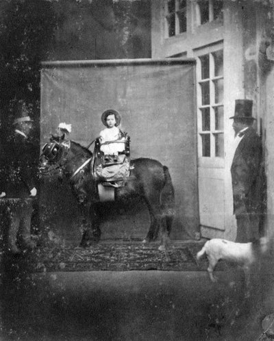 Louis Napoléon, Prince Impérial, sur un poney, vers 1860-1863 - Unbekannt