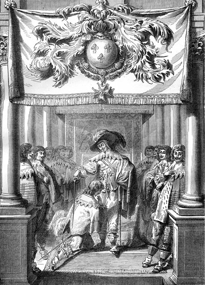Louis XIII de France conférant l
