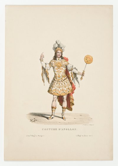 Louis XIV en Apollon dans le ballet Noces de Thétis et Pélée en 1654 - Unbekannt