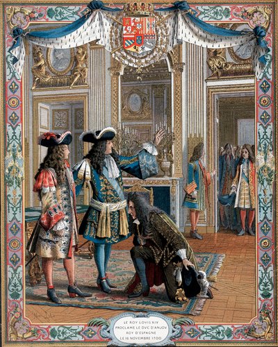 Louis XIV proclamant le duc d