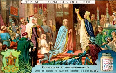 Louis de Bavière couronné empereur de Rome en 1328, vers 1900 - Unbekannt
