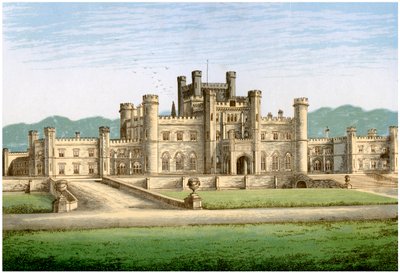 Château de Lowther, Westmorland, maison du comte de Lonsdale, vers 1880 - Unbekannt