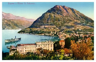 Lugano et Monte San Salvatore, Suisse, 20ème siècle - Unbekannt