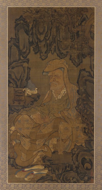 Luohan méditant dans une grotte, 1345 - Unbekannt