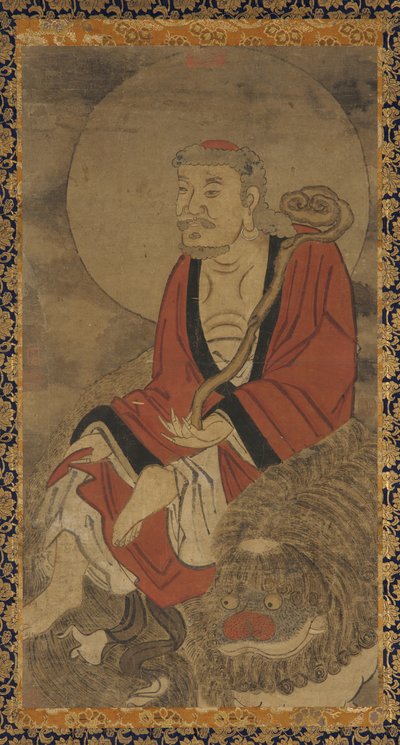 Luohan et lion, dynastie Ming, 1368-1644 - Unbekannt