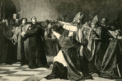 Luther à la Diète de Worms, 1521, 1890 - Unbekannt