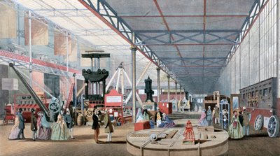 Hall des machines, Exposition du Crystal Palace, Londres, 1851 - Unbekannt