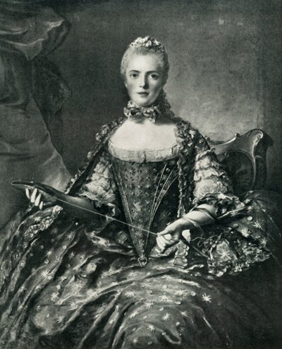 Madame Adélaïde faisant de la dentelle, 1756 - Unbekannt