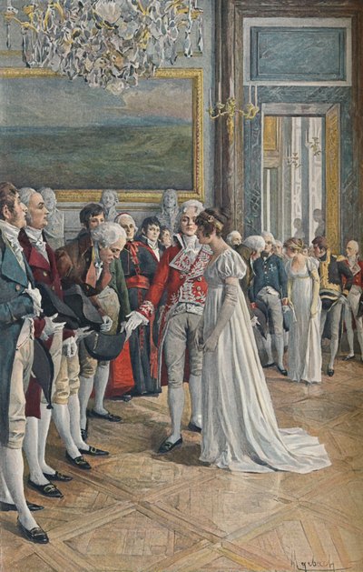 Madame Bonaparte recevant des ambassadeurs aux Tuileries, 1896 - Unbekannt