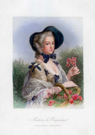 Madame de Pompadour en belle jardinière - Unbekannt