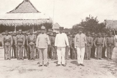 Chemin de fer Madeira-Mamoré : À la frontière Bolivie-Brésil : Officiers et soldats boliviens, 1914 - Unbekannt