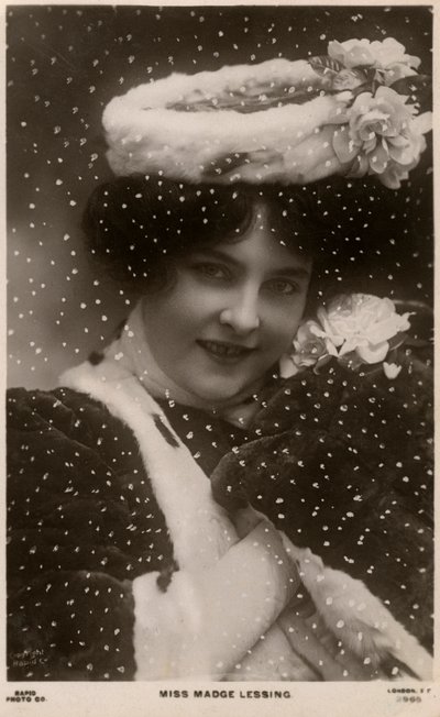 Madge Lessing, actrice allemande, vers 1906 - Unbekannt