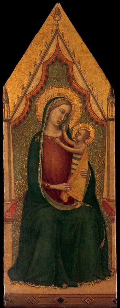 Madonna et Enfant en majesté, vers 1335-39 - Unbekannt