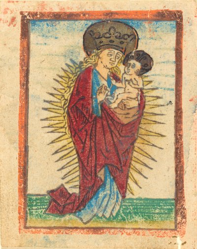 Madone et Enfant dans une gloire, vers 1475 - Unbekannt