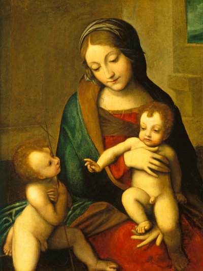 Madone et Enfant avec le petit Saint Jean - Unbekannt