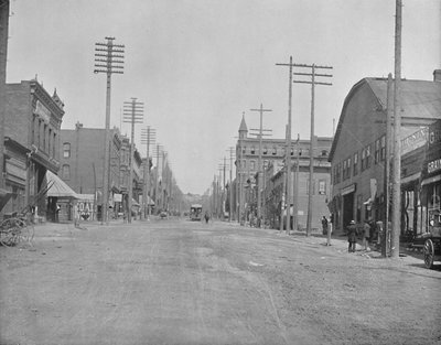 Rue principale, Butte City, Montana - Unbekannt