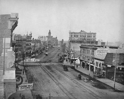 Rue principale, Winnipeg, Manitoba, vers 1897 - Unbekannt