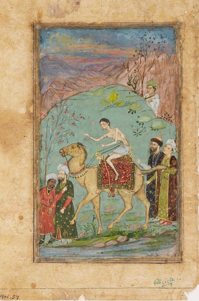 Majnun sur un chameau, 19ème siècle - Unbekannt