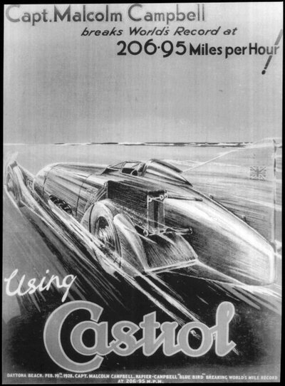 Malcolm Campbell bat le record mondial de vitesse terrestre, 19 février 1928 - Unbekannt