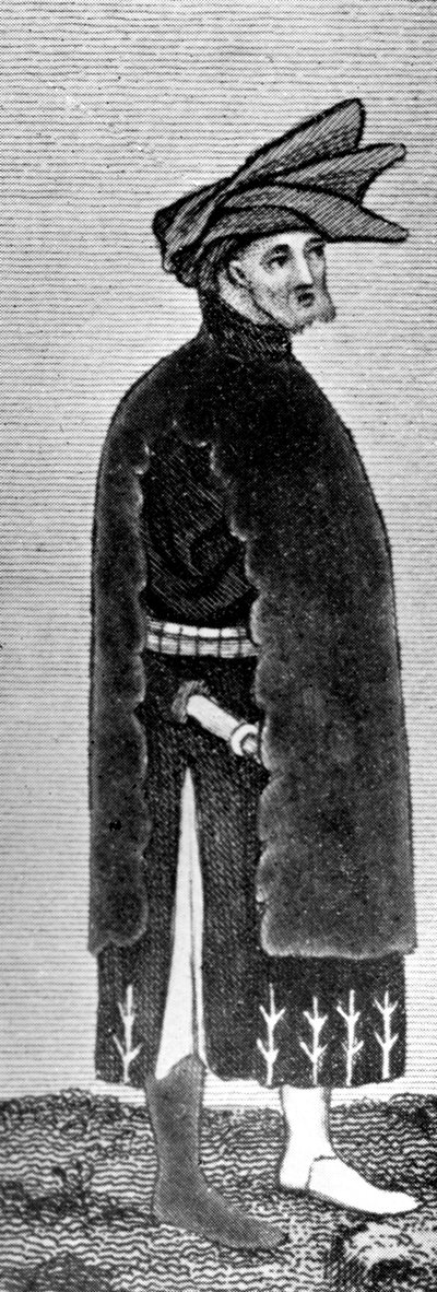 Tenue masculine, fin du 14e siècle, 1910 - Unbekannt