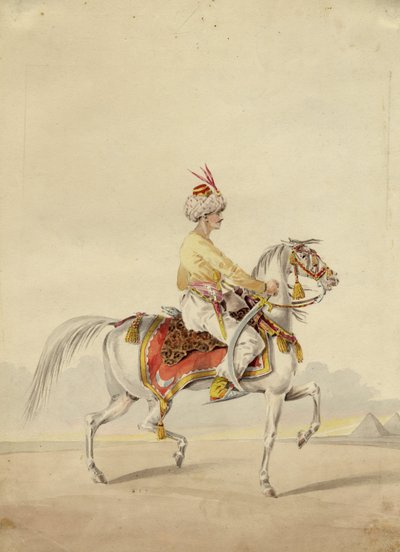 Mamelouk à cheval, vers 1825 - Unbekannt