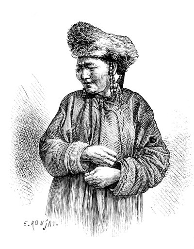 Femme mandchoue, vers 1890 - Unbekannt