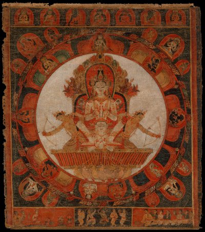 Mandala de Chandra, Dieu de la Lune - Unbekannt