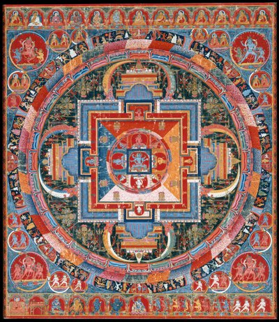 Mandala de Jnanadakini, fin du 14ème siècle - Unbekannt