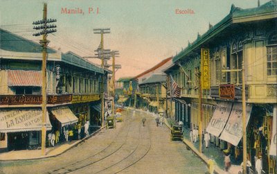 Manille, P.I. Escolta, vers 1912 - Unbekannt