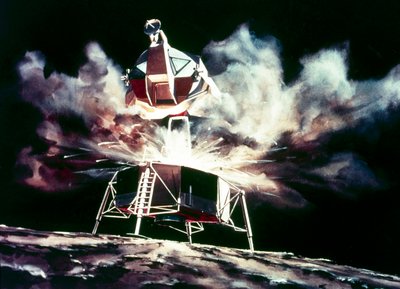 Vol spatial habité, USA, Apollo, impression d