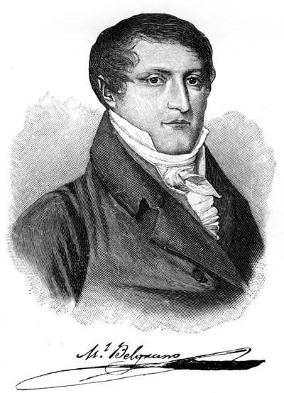 Manuel Belgrano, économiste, avocat, politicien et chef militaire argentin du 19ème siècle - Unbekannt