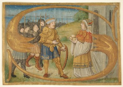Feuillet de manuscrit probablement d
