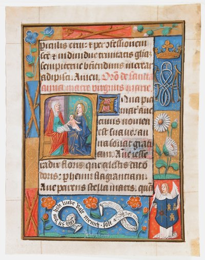 Feuille de manuscrit d