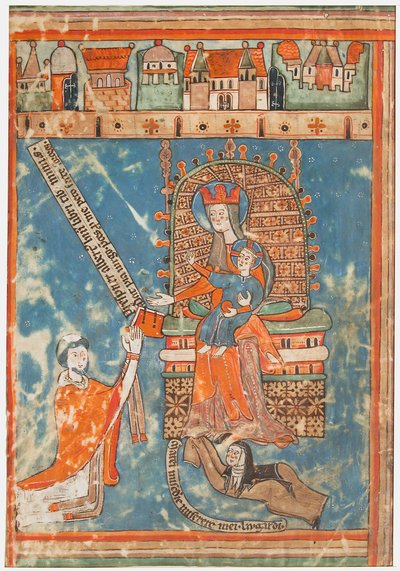 Feuille de Manuscrit avec la Dédicace d